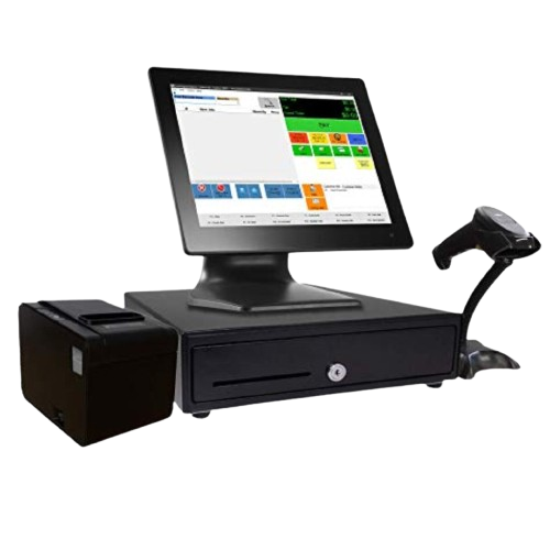 NEW Point of Sale System Core i5 4GB RAM 128 SSD 15" Touchscreen POS Terminal