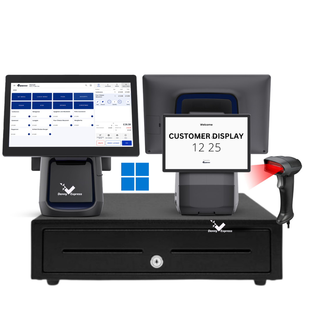 I5 All in One Supermarket Restaurant Store Pos System Cash Register Machine combo