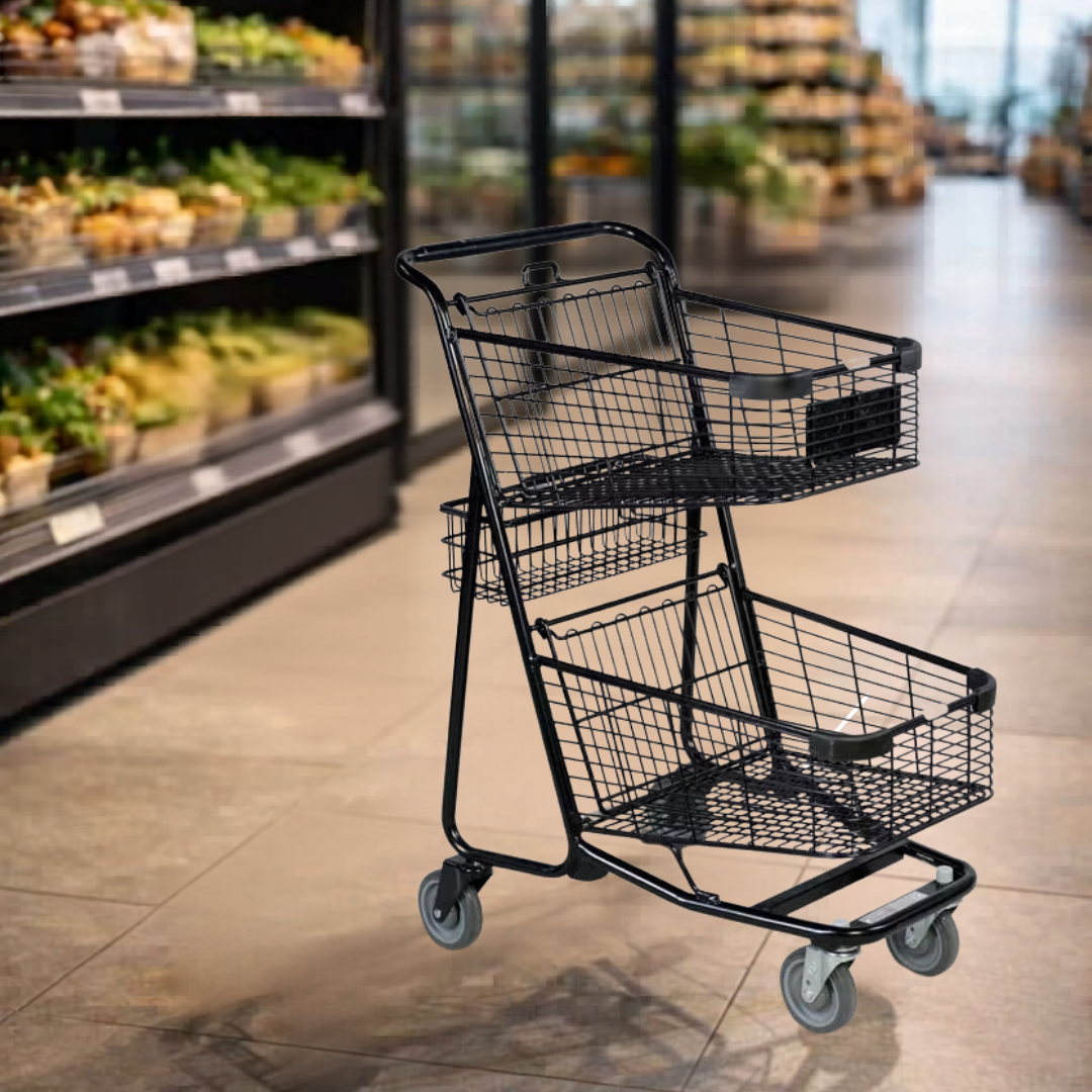 SHOPPING TROLLEY   DOUBLE