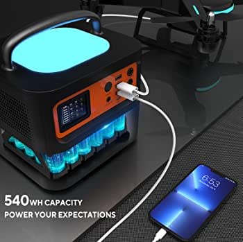 TigFox T500 | 540Wh Portable Lithium-Ion Battery Power Station | - Image 8