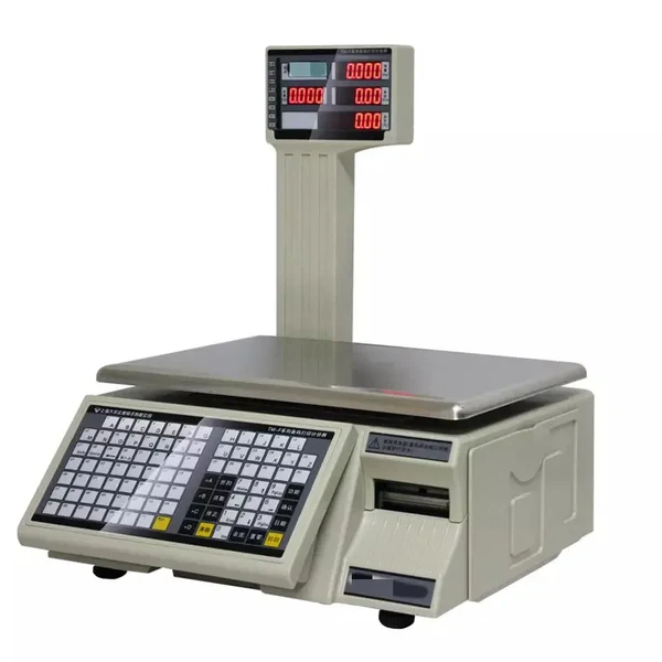 30kg Digital Label Printing Barcode Scale - Image 4